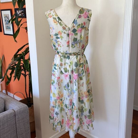 Casa Wanda Floral Summer Dress Size Medium - Picture 5 of 10